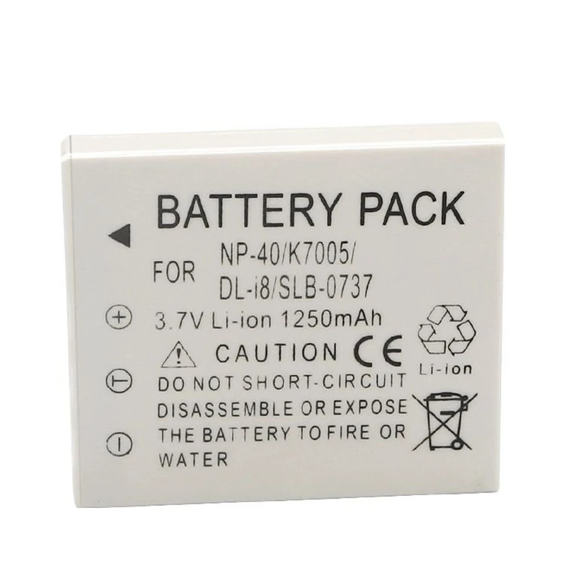 NP-40 SLB-0837 0737 KLIC-K7005 Camera Lithium Battery Pack