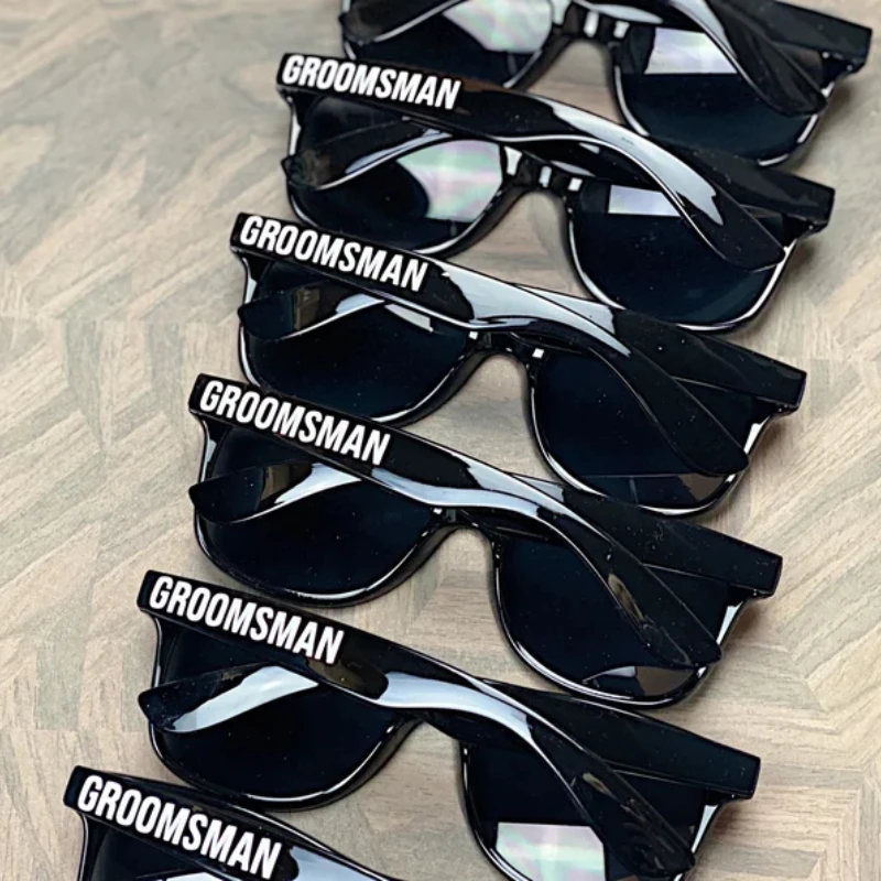 Groomsmen Sunglasses Bachelor Party Man Groomsman Gift Hen Night Party Supplies Decoration Favor Wedding Souvenirs for Groomsmen