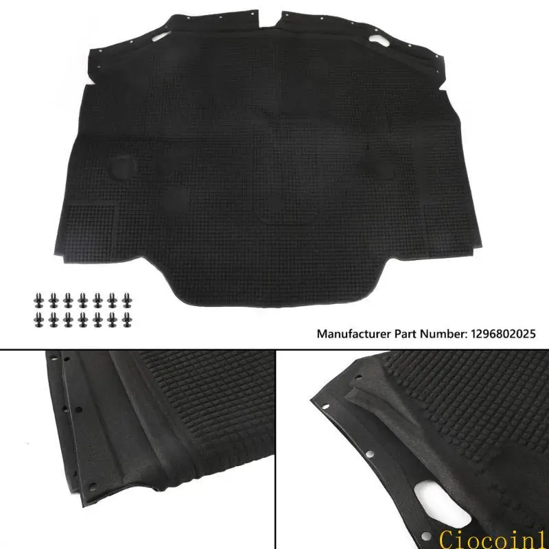

Car Hood Heat Shield Insulation Pad for R129 SL320 SL500 Heat Protections Mat 1296802025 Heat Liner Auto Accessories