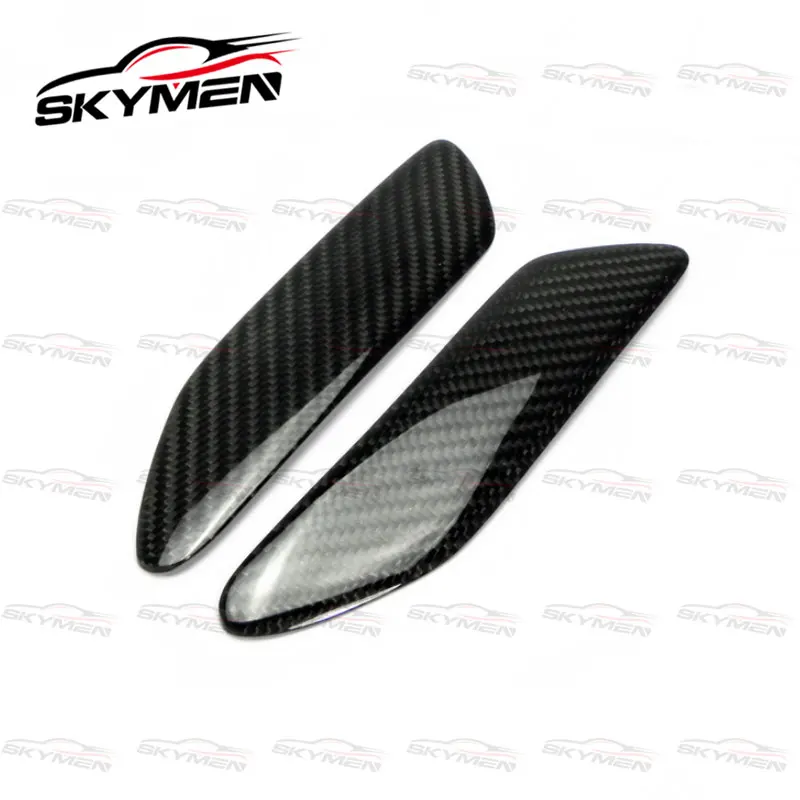 Car-styling Mazdaspeed Style Carbon Fiber Rear Spoiler End Cap For Mazda 92-02 RX7 FD3S MS Type Tuning Wing Side Cover Trim Kit