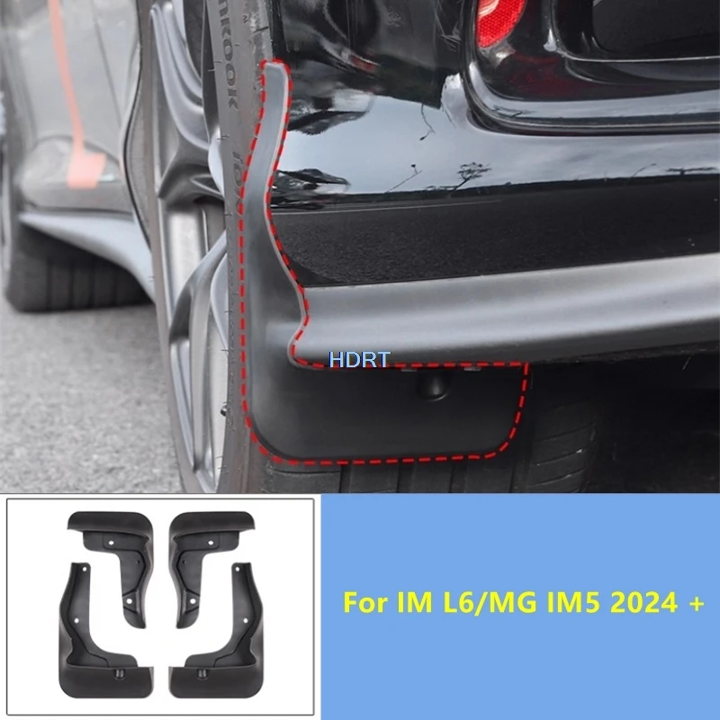 

Подходит для IM L6/MG IM5 2024 + Стайлинг автомобиля, ступица переднего и заднего колеса, брызговик, брызговик, крышка, брызговик, аксессуары