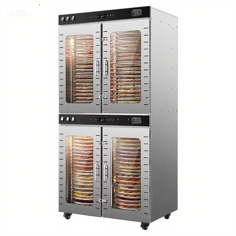 80 Trays Rotary Type Large Capacity Commercial Food Lemon Fruit Dehydrator