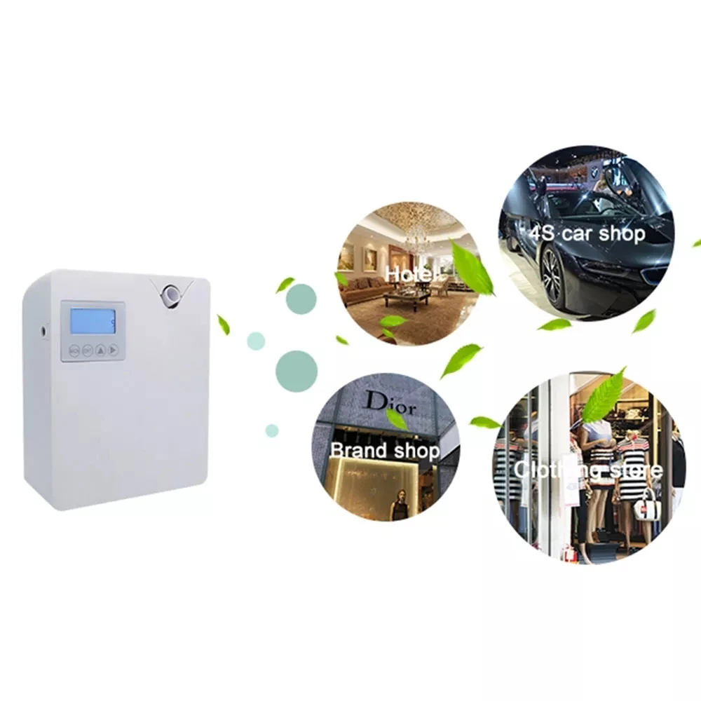 Bluetooth Smart Aroma Diffusor Hotels Lufterfrischer Aroma Diffusor Abdeckung 300m3 Elektrischer Geruch für den Geruchsverteiler zu Hause – Detail 3
