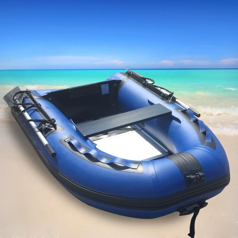 8ft Inflatable Fishing Boat Inflatable Aluminum Floor Boat Inflatable Boot
