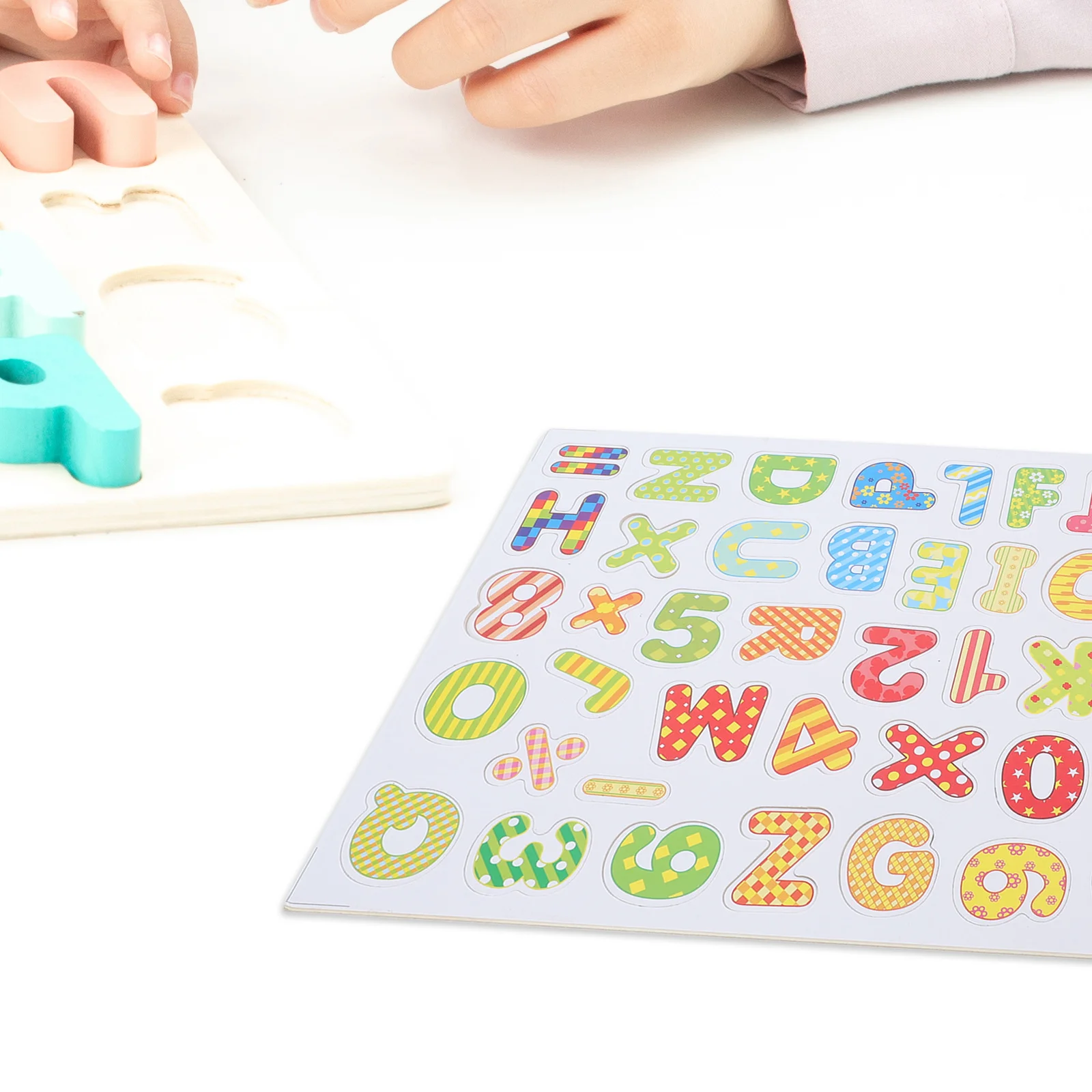 1Set Magnetic Alphabet Wooden Colorful Abc Letters Learning Educational Preschooler Letters for Blackboard Fridge