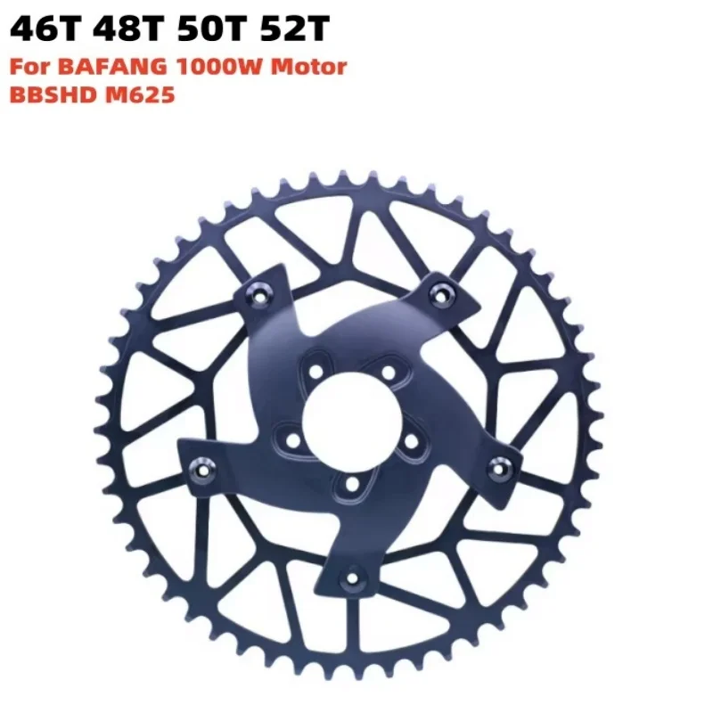 

Звездочка электрического велосипеда 46-52T, совместимость BAFANG BBSHD M625, 1000 Вт, двигатель со средним приводом