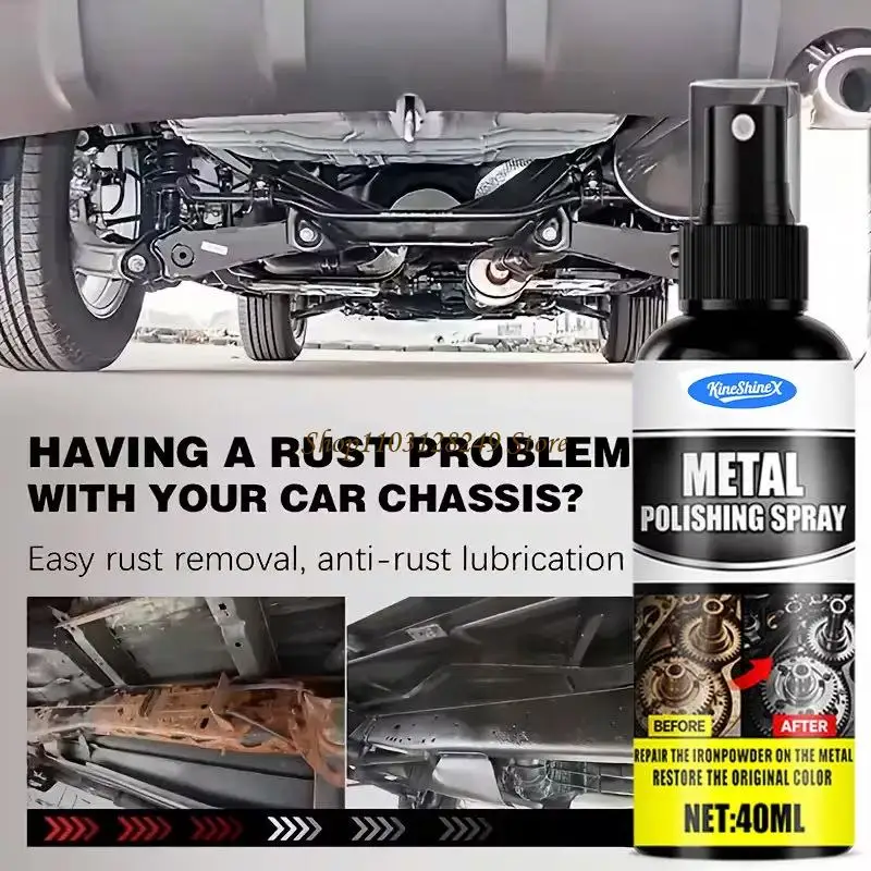 N5KD Car Rust Remover Sprayer Metal Paint Cleaner Rust Remover Sprayer Car Maintenance Iron Powder Cleaning
