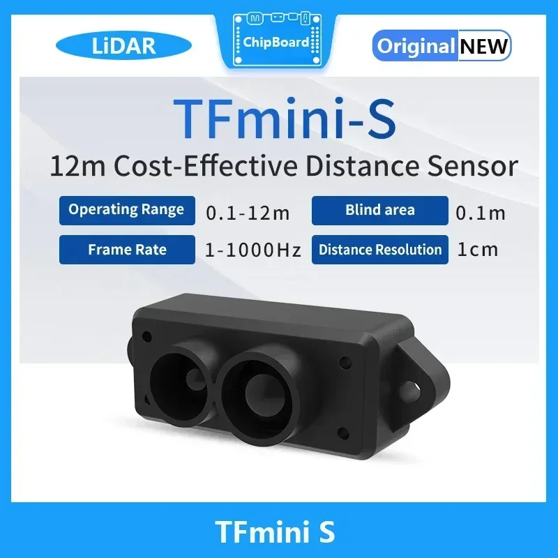 TFmini S 12m LiDAR Ranging Module ToF Laser Lidar Range Sensor Module Distance Ranging