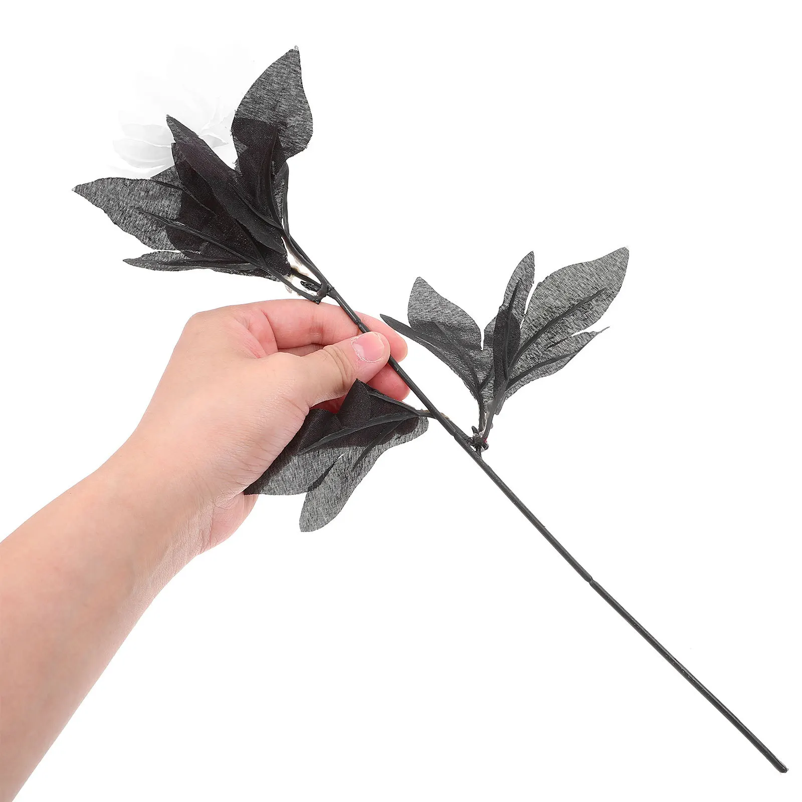 

10Pcs Artificial Dahlia Fabric Flower Bouquet Halloween Wedding Decor Party Simulation Floral Arrangement Photo Props