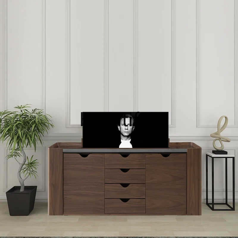 

xz1Smart Remote Control Invisible TV Lift Unit Combination Multi-Functional Partition TV Cabinet