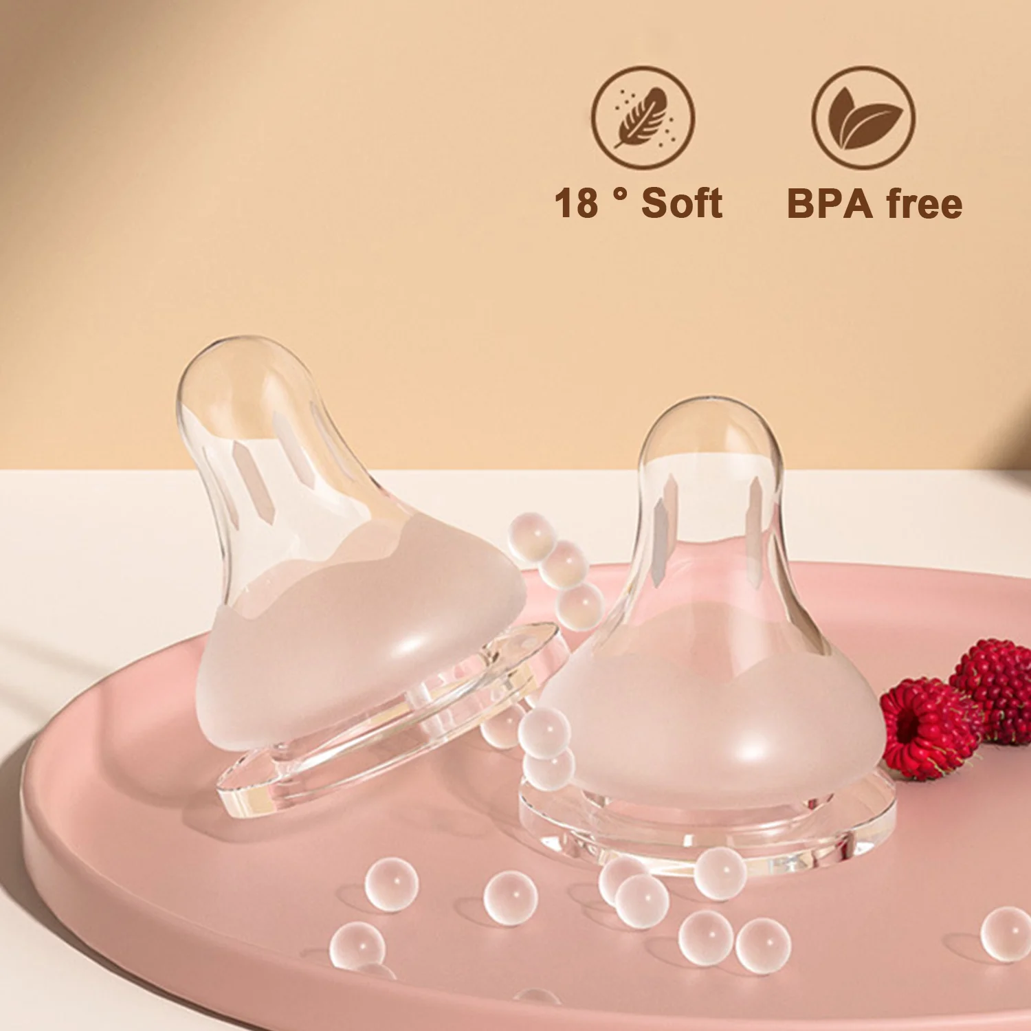 80ml new borosilicate glass anti inflation label bottle for newborns, silicone nipple, fast thermal conductivity, newborn gift