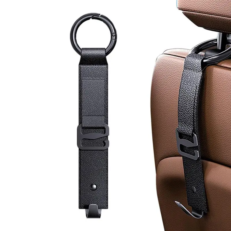 Car Purse Hook Automotive 360 Degree Rotating Headrest Hook Reusable Portable Bag Hanger With Large Bearing Load For Travel