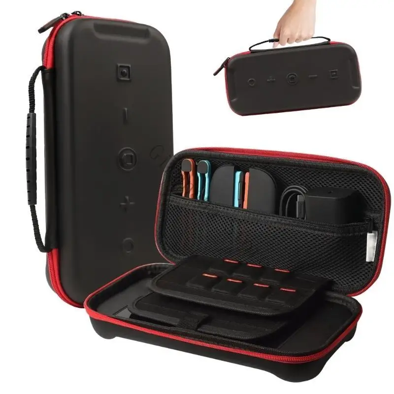 

Q81F Waterproof Heavy Duty Travel Box Shockproof Water Resistant For SW2 Gaming Console Stylish Organizers Carrying Bag
