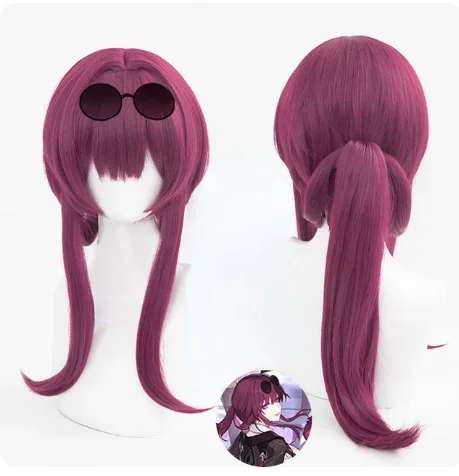 Anime Spiel Genshin Impact Kafka Cosplay Kostüme Hochwertige Halloween-Kostüme für Frauen Party Karneval Outfits Perücken Zubehör