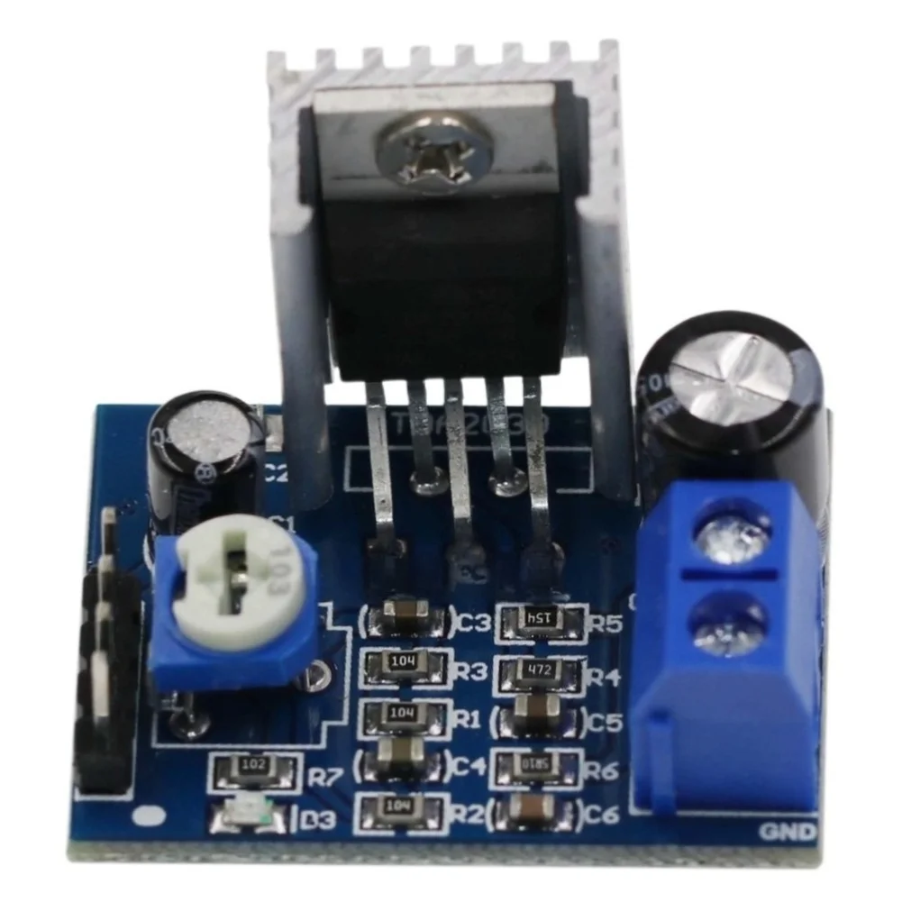 18W Single Channel Audio Module 6-12V Power Board With Adjustable Volume Potentiometer For DIY Speaker Projects Accessory