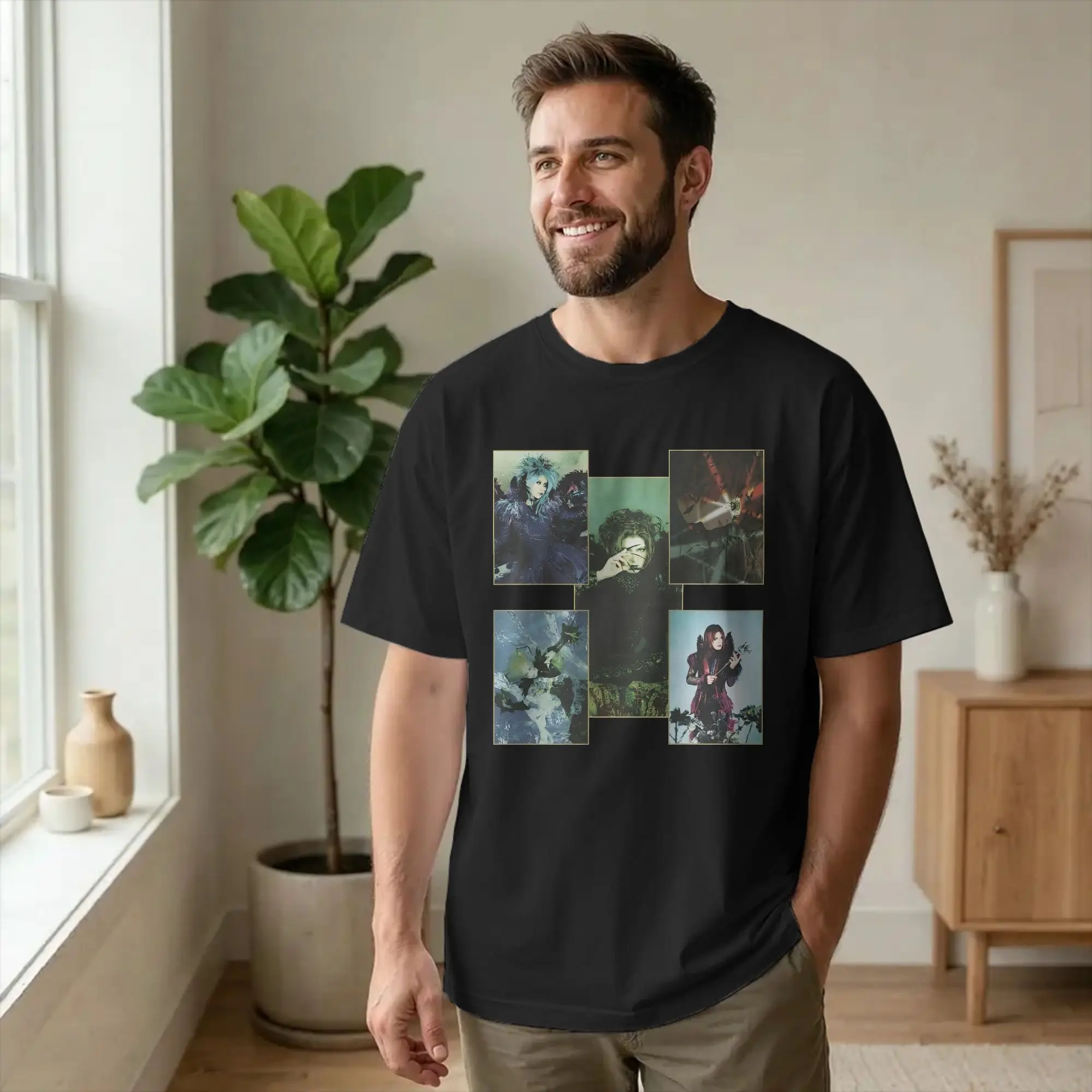Malices Singer Mizers T Shirts Men 100% Vintage T-Shirts Round Neck Rock Musician Tees Short Sleeve Merchandise 4XL 5XL 6XL