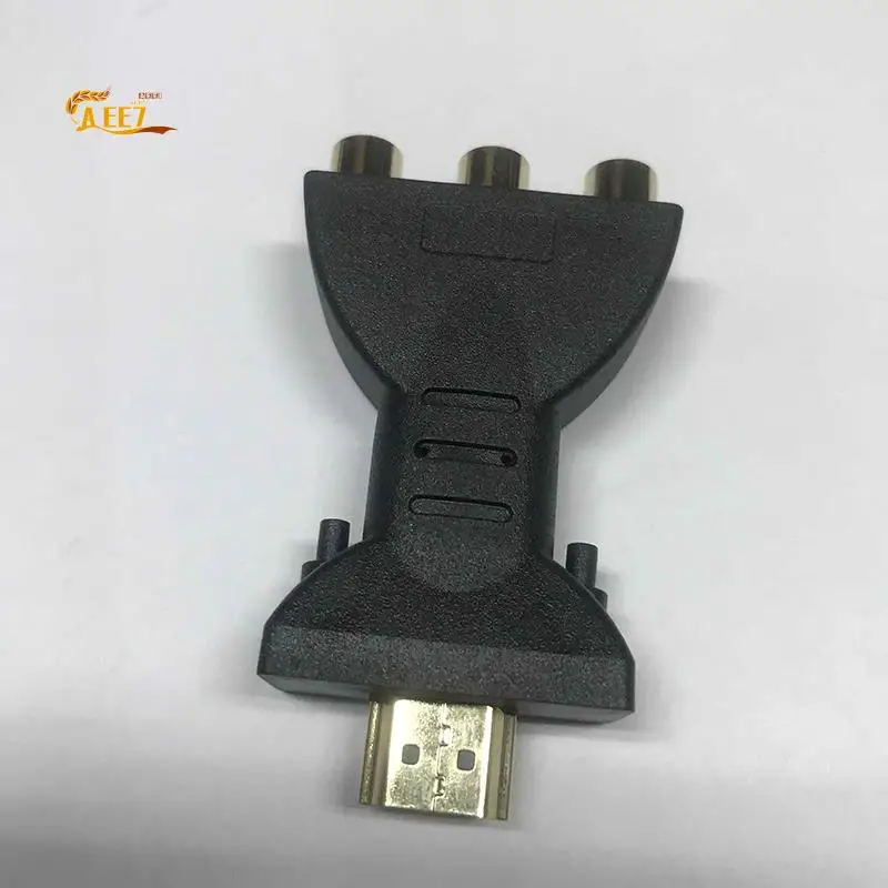 AEE7--Compatible To 3 RGB RCA Video Audio Adapters -Male To 3 RCA Video Audio Adapter Component Connector