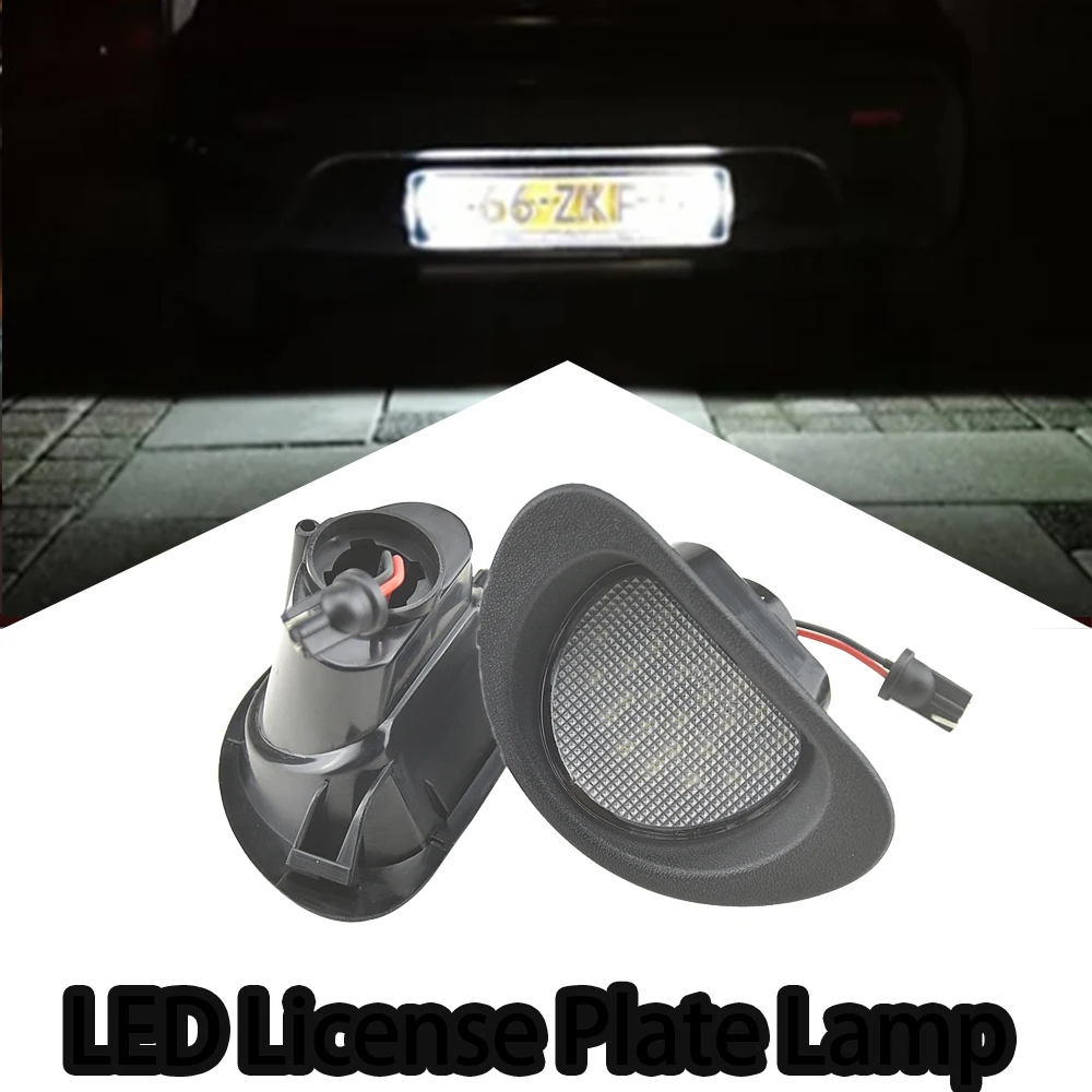 

2PCS Car LED License Number Plate Light Lamp Signal Light LED Luggage Compartment Lamp For CITROEN C1 2005-2013