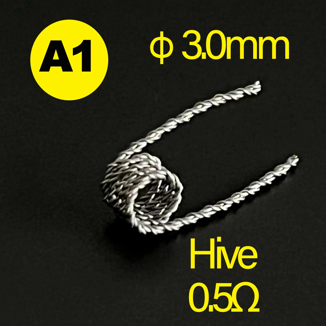 48PCS/Box 3.0mm Hand Tools Premade Coils Alien Fused Clapton Flat/Mix Twisted/Hive/Quad/Tiger with Screw Driver Tools Accessary