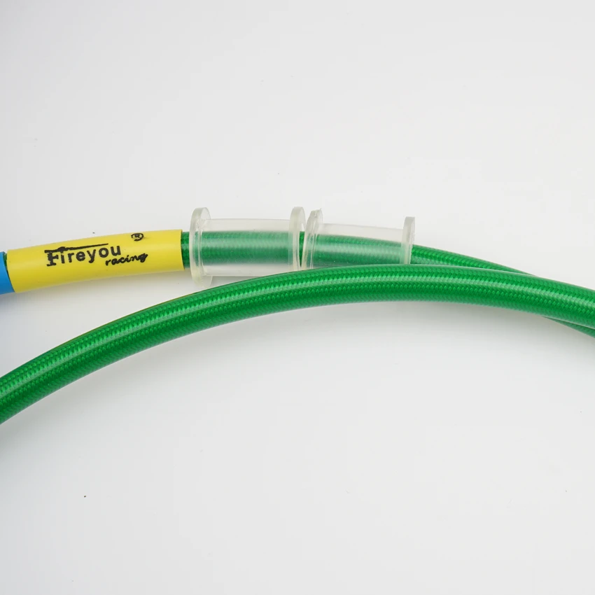 Green 400 - 2200mm Motorcycle Pipe Tubing Brake Hose Line Universal Atv Dirt Pit Bike Motocross For Yamha  Kawasaki M10 Bolt 28
