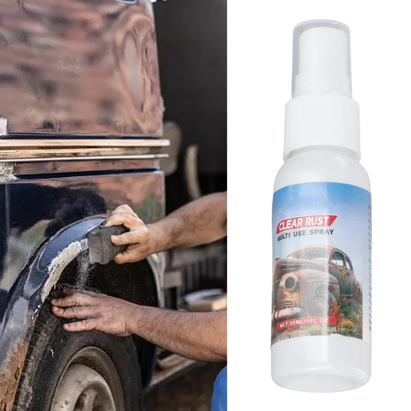 

Пятни от пятен, многоцелевой, удобный набор, средство для удаления ржавчины, сильное удаление ржавчины, спрей для удаления ржавчины в автомобиле