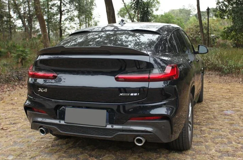 Spoiler per bauli in fibra di carbonio stile PS-OM per BMW X4 G02 25i 30