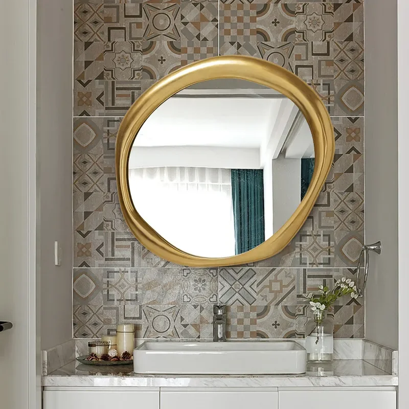 French bathroom simple sink wall anti-fog smart bathroom mirror