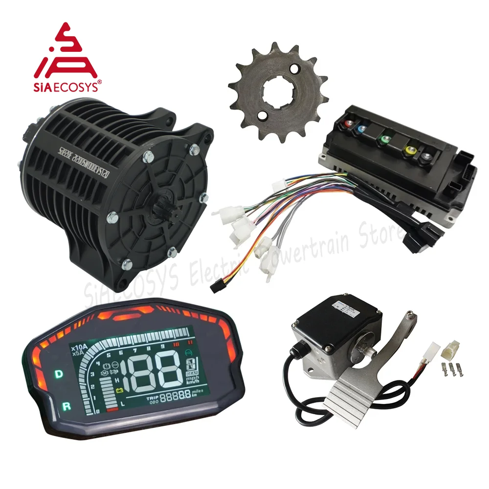 QSMOTOR QS138 3000W 72Vミッドドライブ - Mid Drive Motor Kit 72V 3000W のレビューと価格