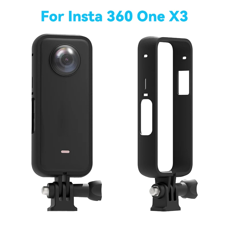 

Camera Rig Frame Case For Insta360 X3 Hard Shell Protective Cage Case Anti Fall Action Camera Mount For Insta 360 X3 Accessories