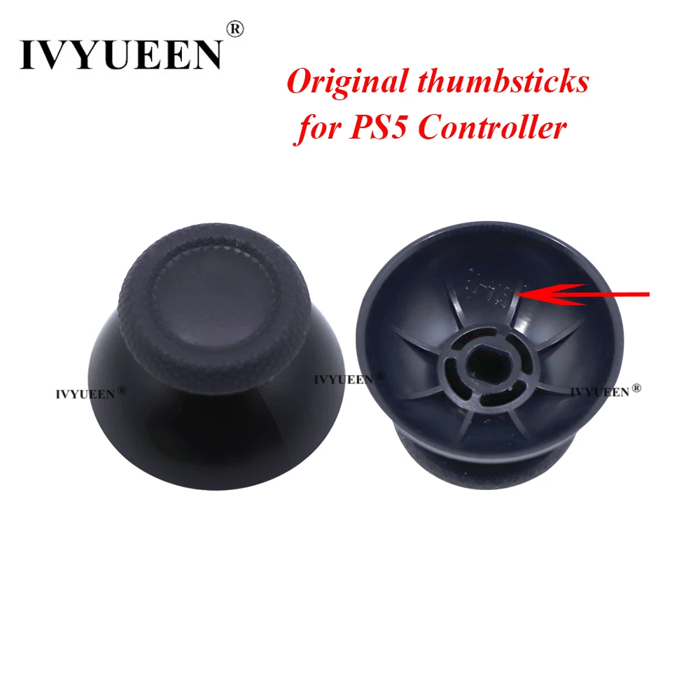 IVYUEEN 2 Pcs Originalคุณภาพสูง 3Dแบบอะนาล็อกThumbsticksสำหรับSony Dualshock 4 PS4 DS4 Controller Analog Thumb Stick Cap grips