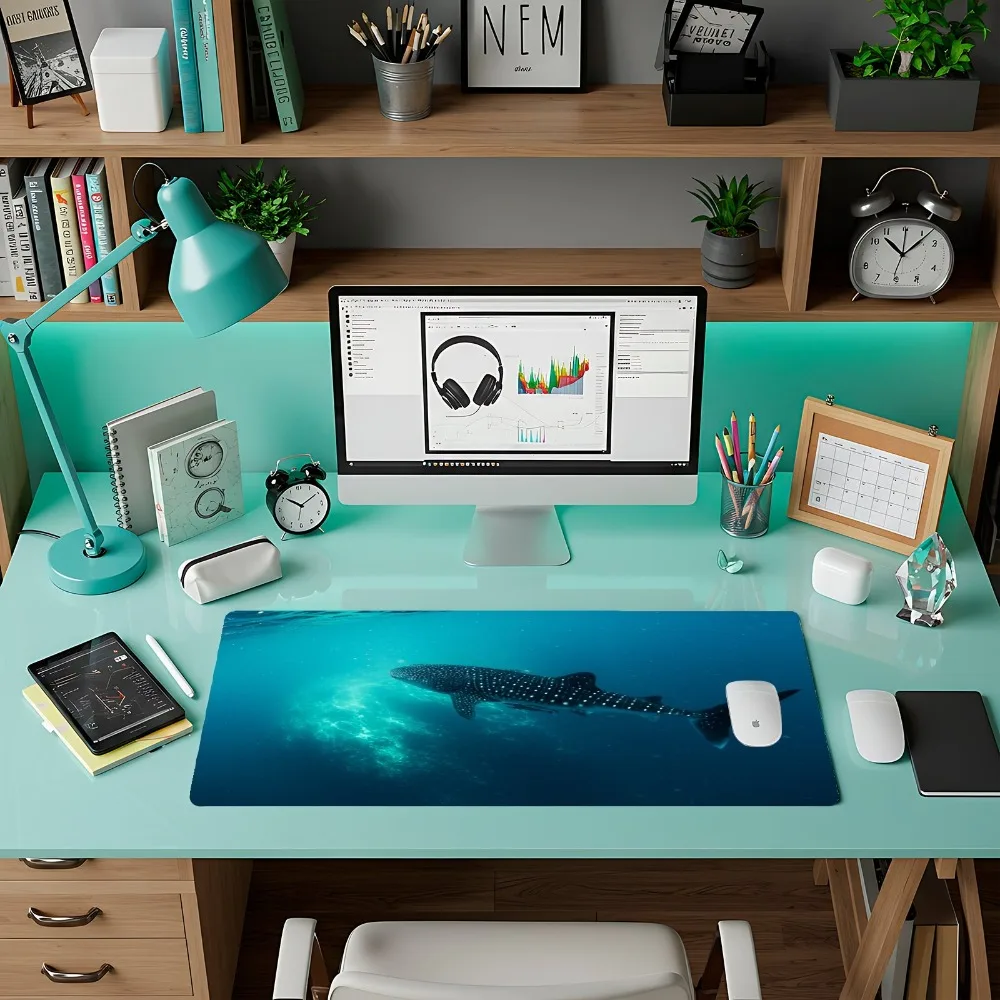 Tapis de souris Whale Shark, le choix idéal pour les joueurs et les professionnels créatifs, alfombrillas para escritorio tapis de souris