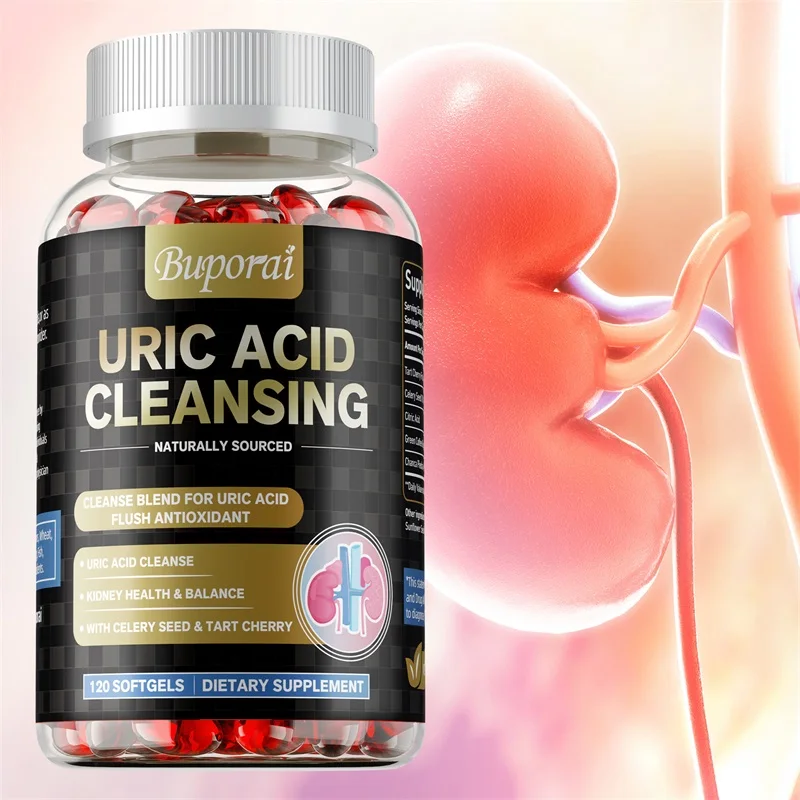 

Uric Acid Cleansing - Daily Kidney Cleanse, Uric Acid Support, Joint Supplement & Detox for Men & Women
