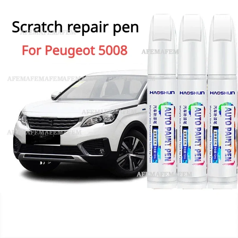 Car Paint Repair Pen Pearl White Iceberg Blue Car Paint Scratches Carbon Crystal Black For Peugeot 5008 Paint For Peugeot 5008