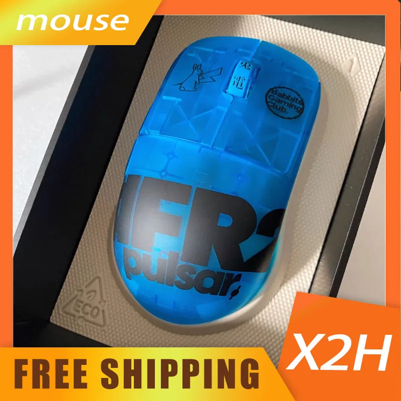 

Pulsar X2h Mouse Paw3395 Wireless 2.4g Gaming Mouse Transparent Light Weight Customize Mouse For Win/Mac/Linux Computer Gifts