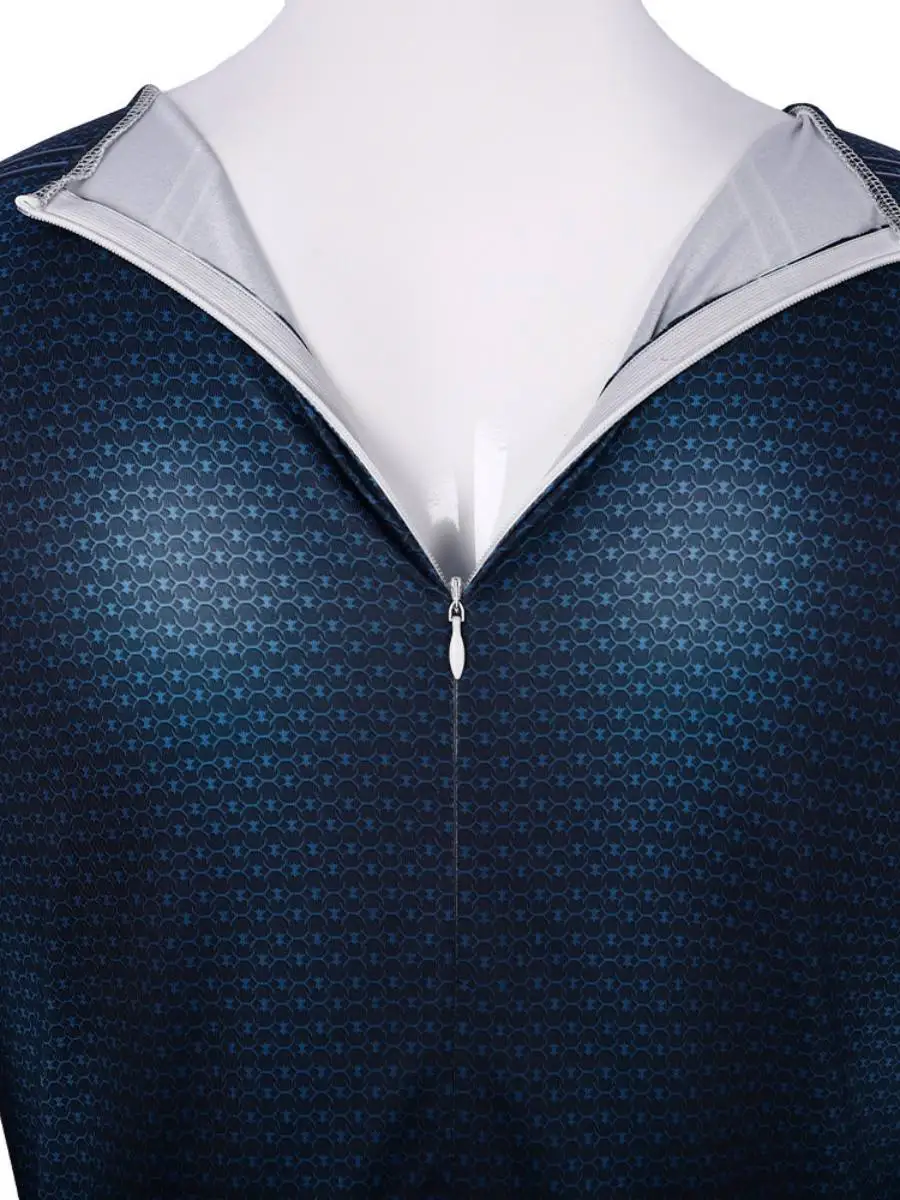 Zeyyp جديد أزياء الهالوين الصلب رجل البدلة بطل كلارك كينت الملابس الضيقة كيب خارقة الزي للنساء #3