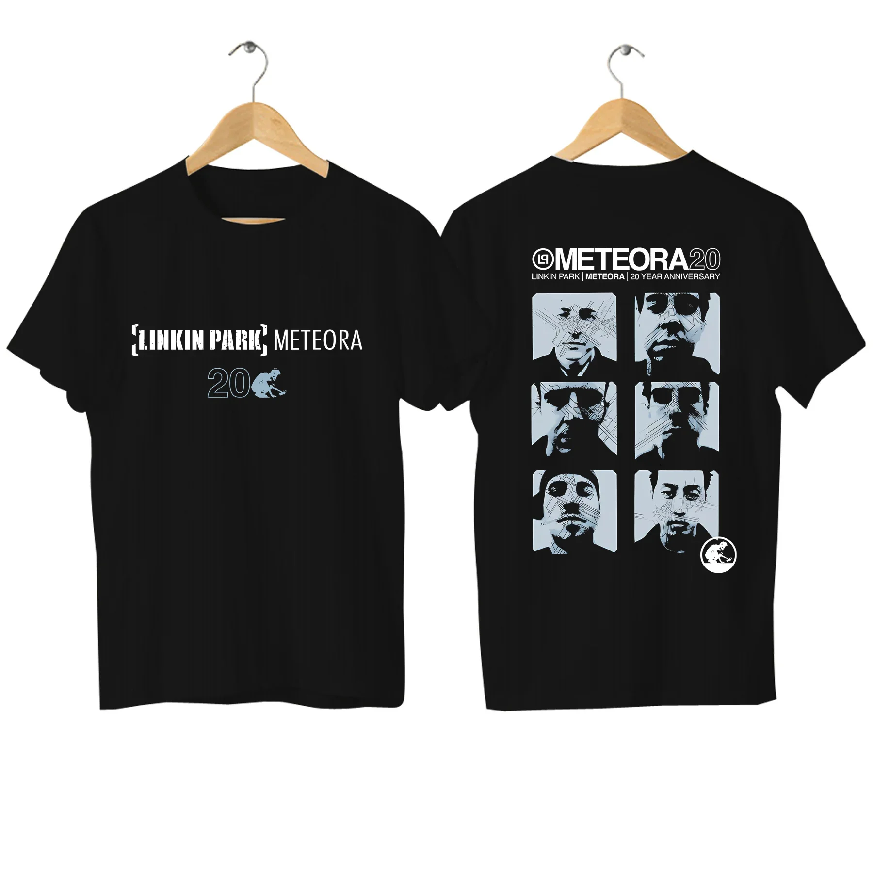 

2025 Men T Shirt Casual Linkin Meteora 20th Anniversary Park T-shirt Graphic Oversized Breathable Comfortable Streetwear S-3XL