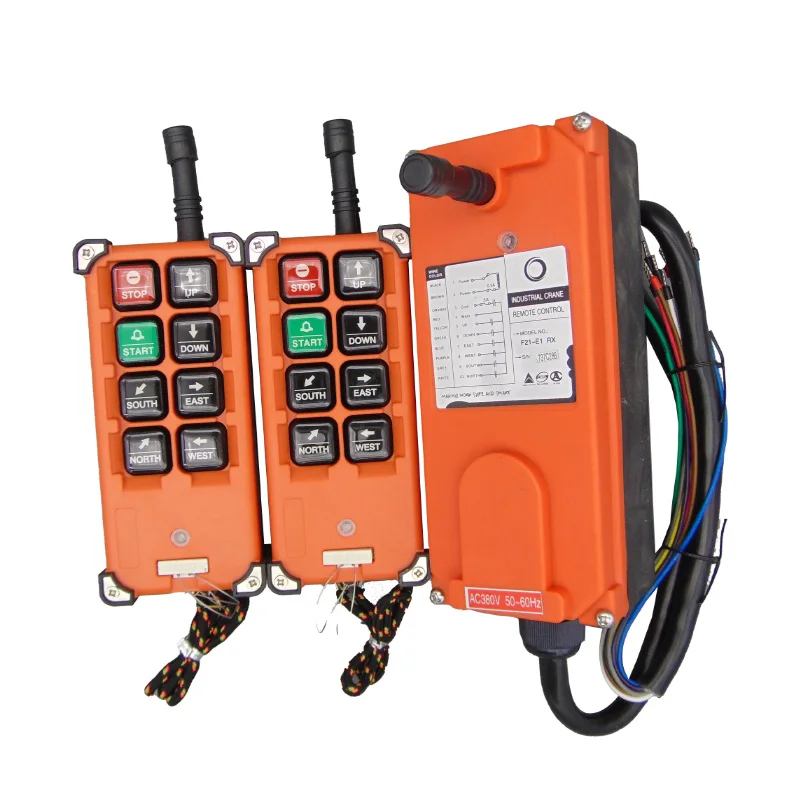 Controle Remoto do Guindaste F21-e1b rx Inclui Transmissor e Receptor Tensão: 380v ac 220v ac 36v ac 24v dc