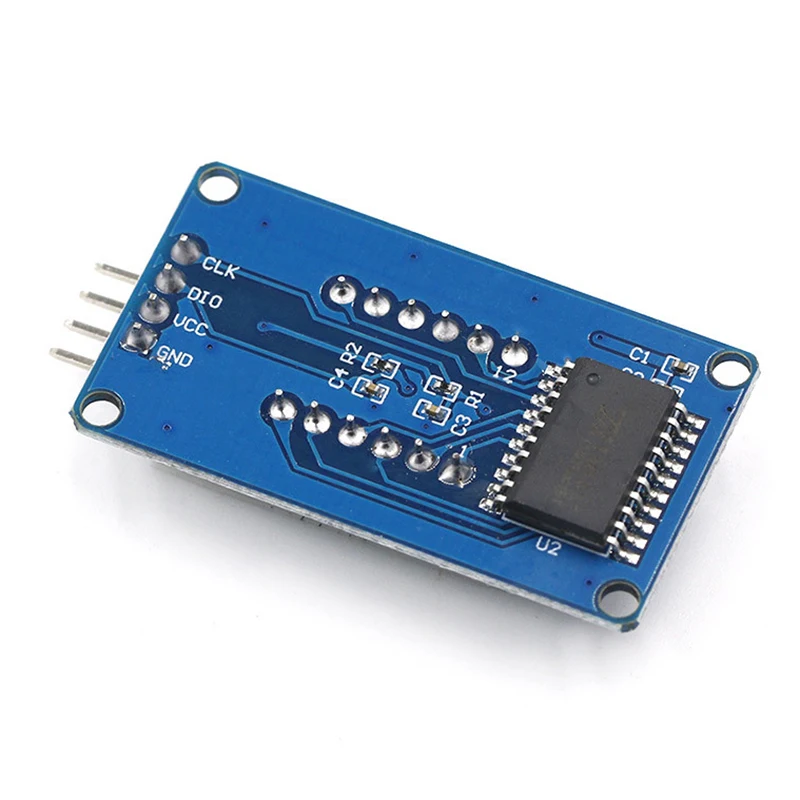 M1637 4 Bits Digital LED Display Module para Arduino, 7 Segmento, 0, 36 Polegada, Tubo de ânodo vermelho, Quatro Serial Driver Board