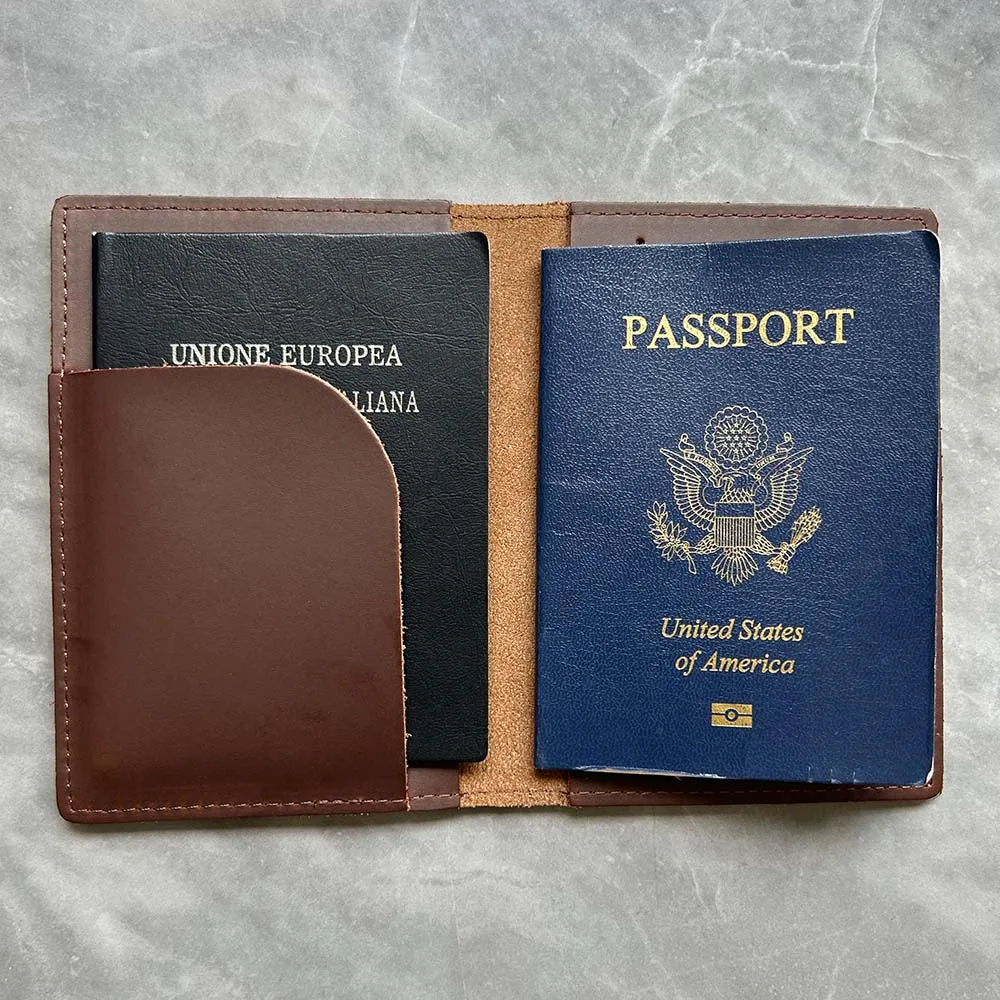 Handmade Leather Nigeria Passport Cover Genuine Leather Federal Republic of Nigeria Passport Passport Holder