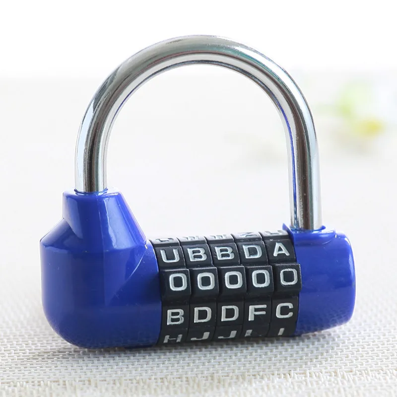 5 Letter Word Lock,5 Digit Combination Lock,Safety Padlock for School Gym Locker,Sports Locker,Fence,Toolbox,Case,Hasp Storage