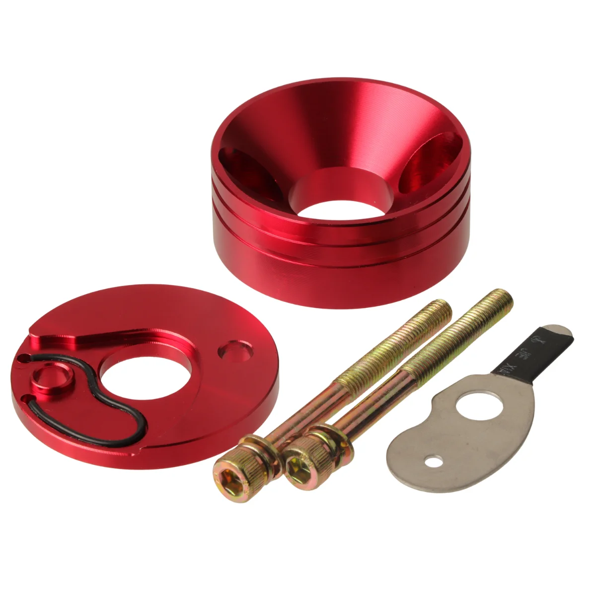 Carb Air Filter Spacer Connector CNC Machined For 23-49cc Goped Big Foot Blade Scooter Minimoto Pocket Bike Mini Trail ATV