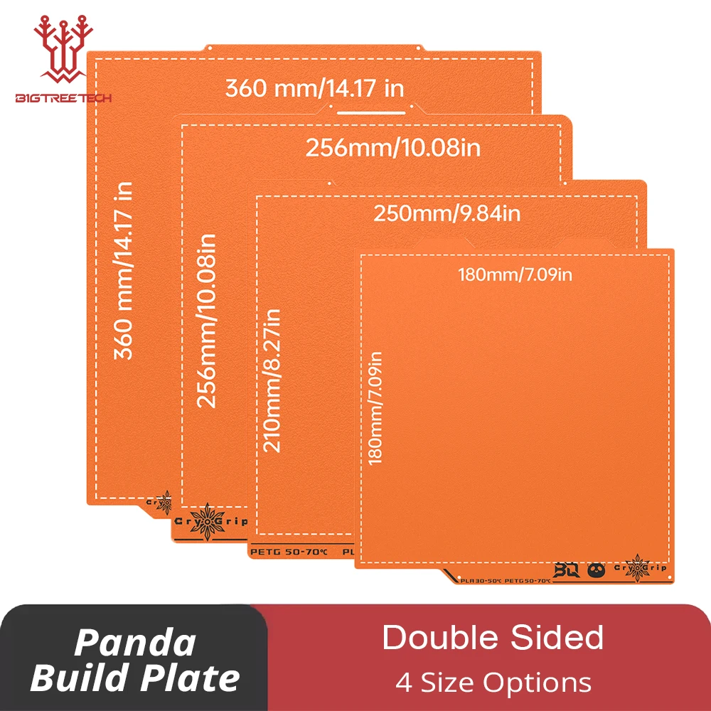 �y�Z�[�����zBIGTREETECH �p���_ �r���h�v���[�g CryoGrip Pro 180/250/256/360mm ���ʃX�v�����O�X�`�[�� Bambulab A1/P1/X1 Prusa MK4/XL�p