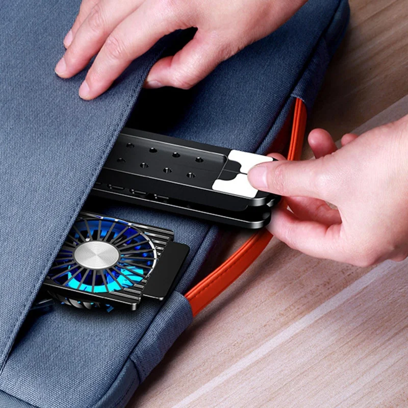 Z Laptop Stand with 4 Cooling Fan Pad, Computer Strong Wind