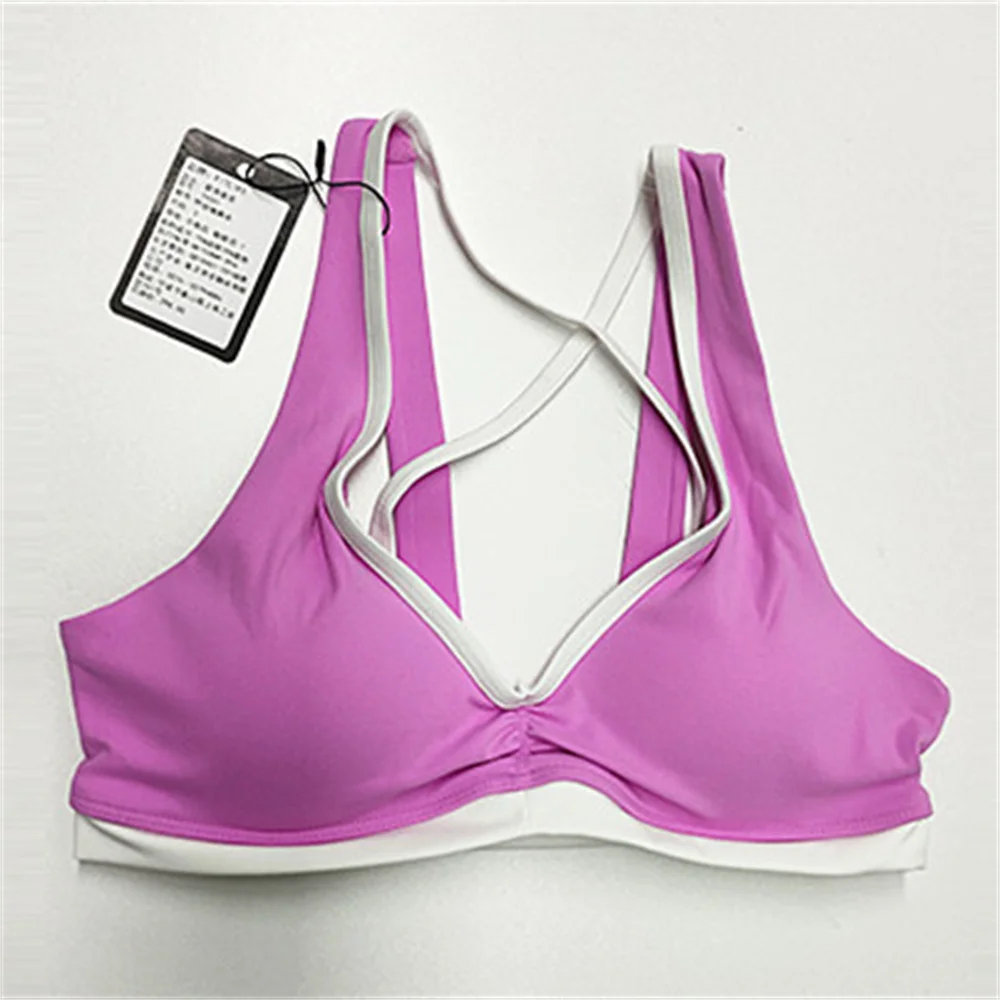 1/2Pcs Nylon Tennis Sports Women Yoga Set Fitness Bra Pocket Anti Shorts Skirt Gym Push Up Workout Running Active Wear Suits image 3