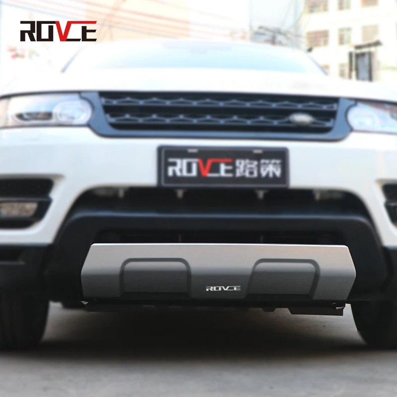 ROVCE Front Bumper Guard Board Plate For Land Rover Range Rover Sport L494 2014-2017 LR045037 LR045039 LR045040 Car Accessories