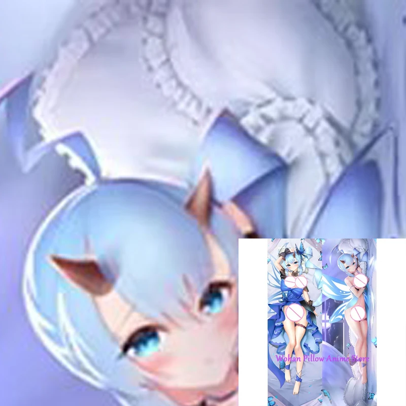 

Dakimakura Anime Pillow Cover Inazuma Double Sided Print Life-size Halloween Decoration
