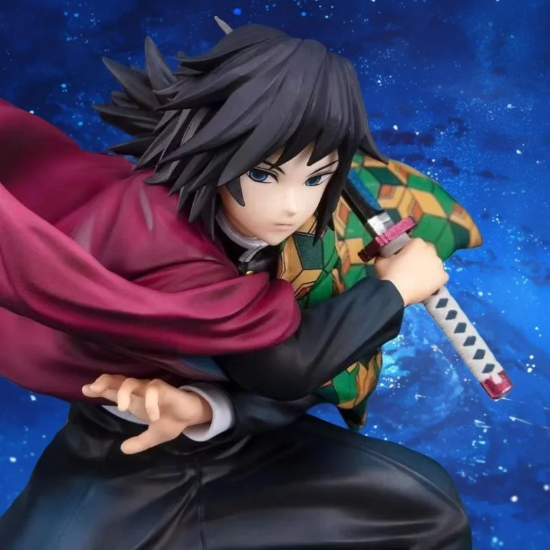 

17 см Demon Slayer Zero Tomioka Giyuu аниме фигурка ПВХ Коллекционная модель игрушки настольный орнамент подарок