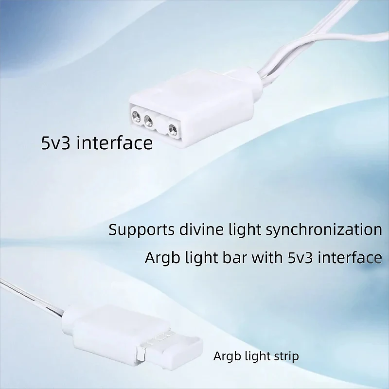 Desktop PC Case Stand Height-Adjustable Design Motherboard Fan ARGB Sync Supports Graphics Card to Prevent Bending Acrylic