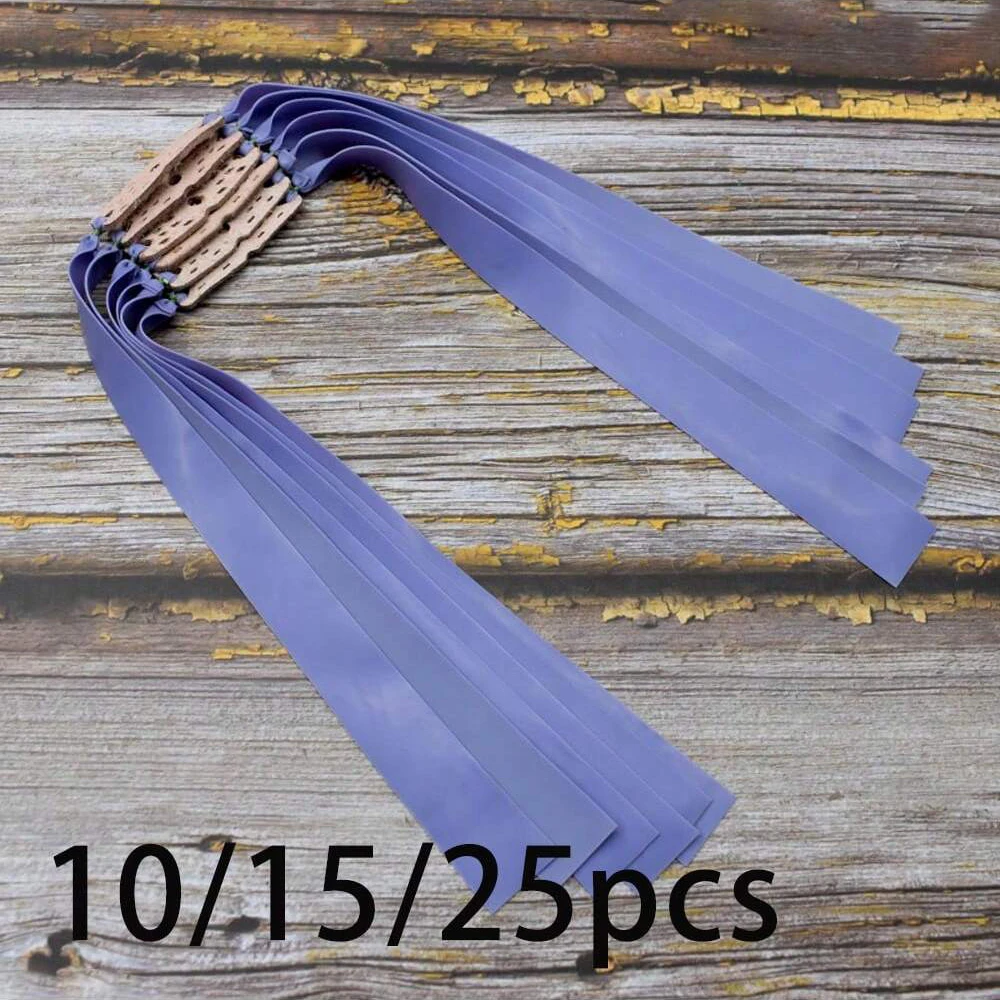 Outdoor Hunting Slingshot Special Replacement Rubber Band, 0.5mm Flat Rubber Band, Can Be Matched With Dragon Tooth Bow Head.