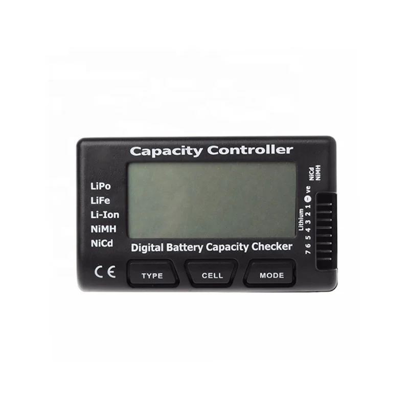 5 قطعة RC CellMeter 7 مدقق قدرة البطارية الرقمية يبو الحياة ليثيوم أيون Nicd NiMH بطارية جهاز قياس الجهد الكهربائي فحص CellMeter7